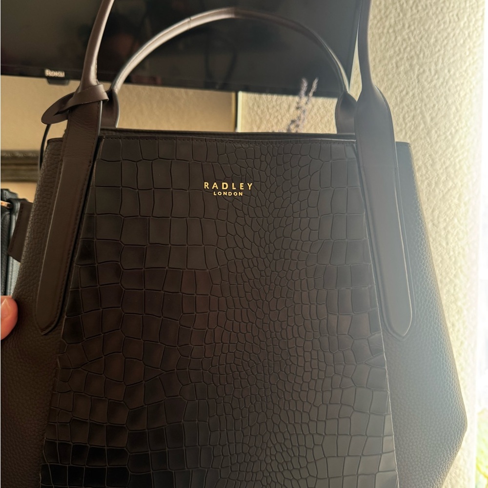 Radley London Croc Brown Bag